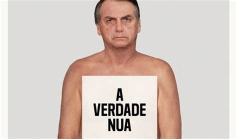 Entidade usa montagem de Bolsonaro nu para lançar campanha contra