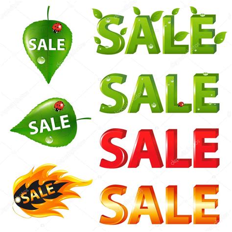 Big Sale Texts And Discount Elements — Stock Vector © Adamson 3200749