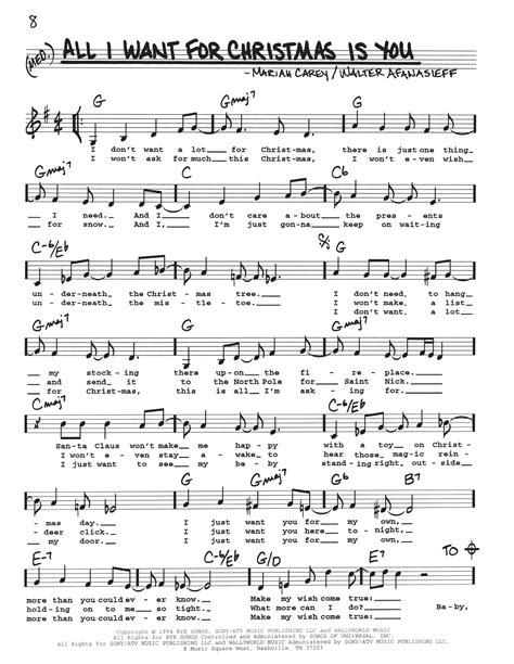 mariah carey all i want for christmas is you piano sheet hot sex picture