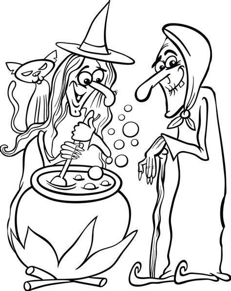 Printable Witch Coloring Pages Printable Word Searches
