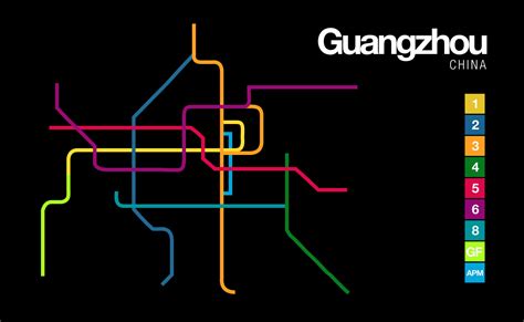 Guangzhou Metro Map Vs Geography Oc