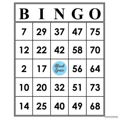 Free Printable Bingo Call Numbers 1 75 Free Printable Templates