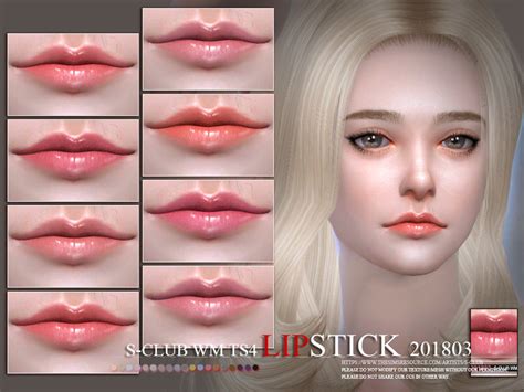 The Sims Resource S Club Wm Ts4 Lipstick 201803