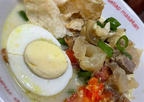 Lontong kikil biasanya dijajakan sebagai hidangan sarapan di kota surabaya seperti halnya lontong balap, pecel, nasi kuning, atau lontong kupang. Resep Soto Kikil Daging (soto betawi) oleh Pamella Rina ...