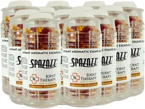 spazazz spz 371 joint therapy inflammation instant aromatic escape beads jar 1 2