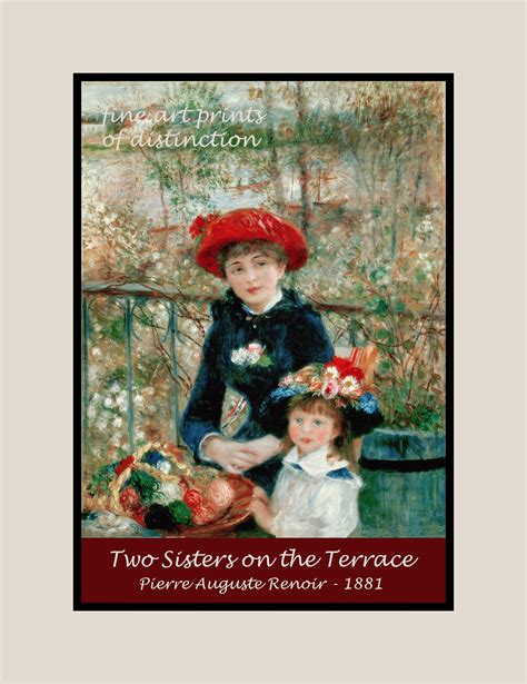 Renoir Pierre Auguste Two Sisters On The Terrace Premium Poster