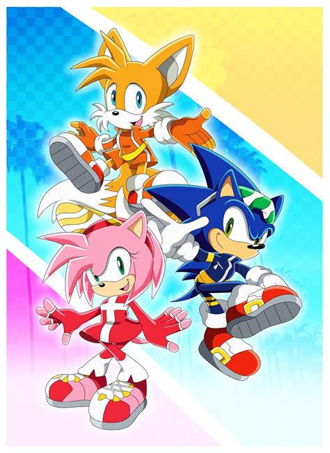 Sonic Riders Tails And Amy By Sonicartzx