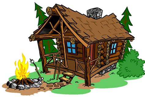 Download pictures, illustrations and vectors for free! Log Cabin Cartoon | Free download on ClipArtMag