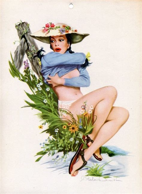 See Vintage Calendar Girls Pin Ups From The S S Plus Meet Artist Gil Elvgren Click