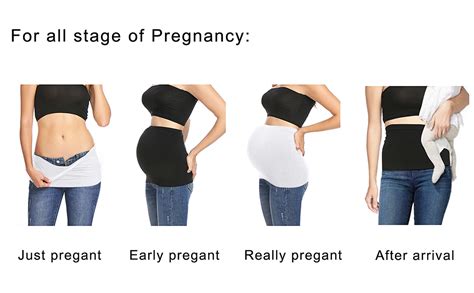 Maternity Belly Band Pregnancy Everyday Support Seamless Pants Extender