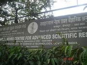Jawaharlal Nehru Centre For Advanced Scientific Research Bengaluru