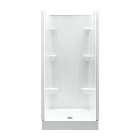 A2 White 5 Piece Alcove Shower Kit Common 32 In X 32 In Actual 32