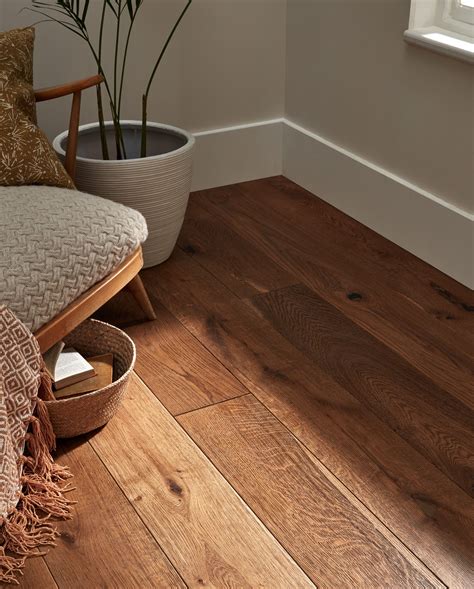 Farmhouse Golden Smoked Oak Brushed And Lacquered Engineered Wood