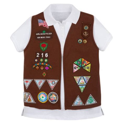 Official Brownie Vest Girl Scout Vest Brownie Girl Scouts Brownie Vest