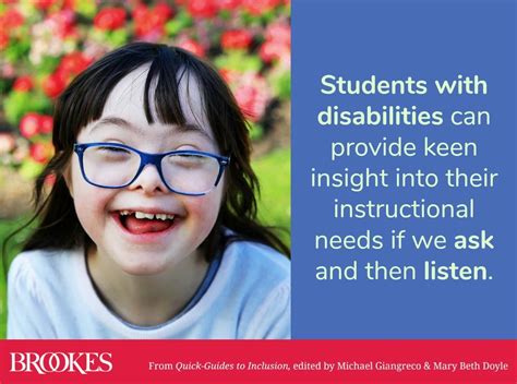 Students With Disabilities Can Provide Keen Insight Into Their