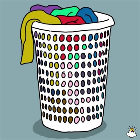 Free Laundry Basket Clipart
