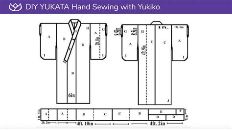 Diy Mens Yukata Casual Summer Kimono Makingsewing Online Class