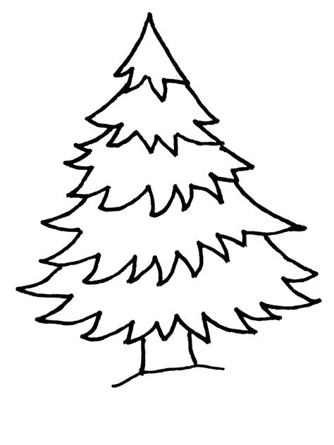 Christmas Tree Coloring Pages Coloring Pages To Print