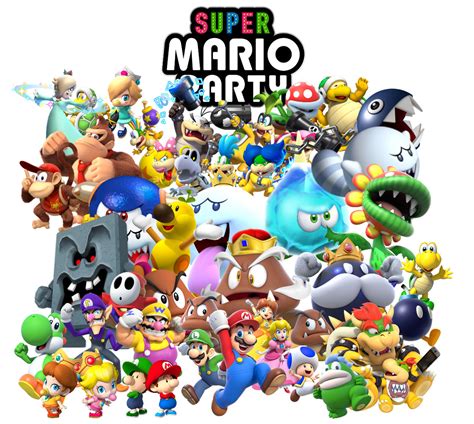 Super Mario Party All Characters By Gnps01 On Deviantart