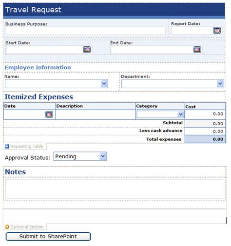 Free Infopath Templates | williamson-ga.us