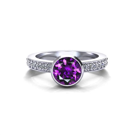 Amethyst Filigree Ring Jewelry Designs