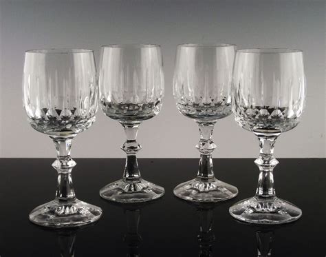Cut Crystal Wine Glasses By Schott Zwiesel In Tango Pattern From The Rose Gallery On Ruby Lane