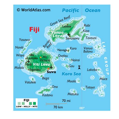 And World Map Hawaiian Island Fiji Furthermore Fiji Islands Location
