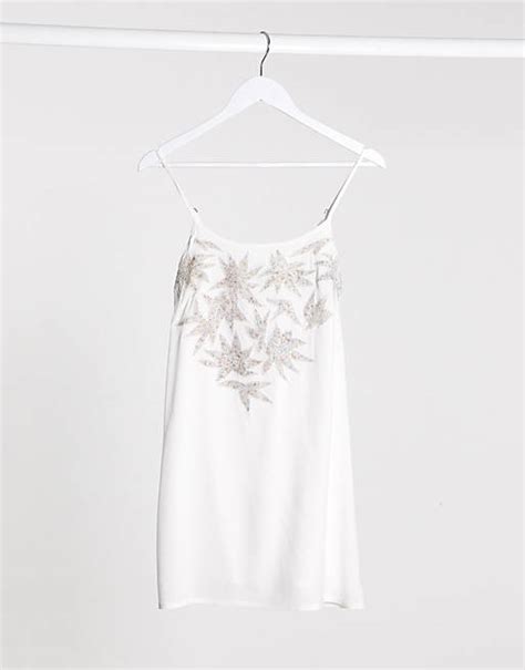 Raga Lotus Love Mini Dress In White Asos