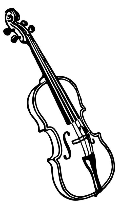 Violin Pencil Drawing | Free download on ClipArtMag