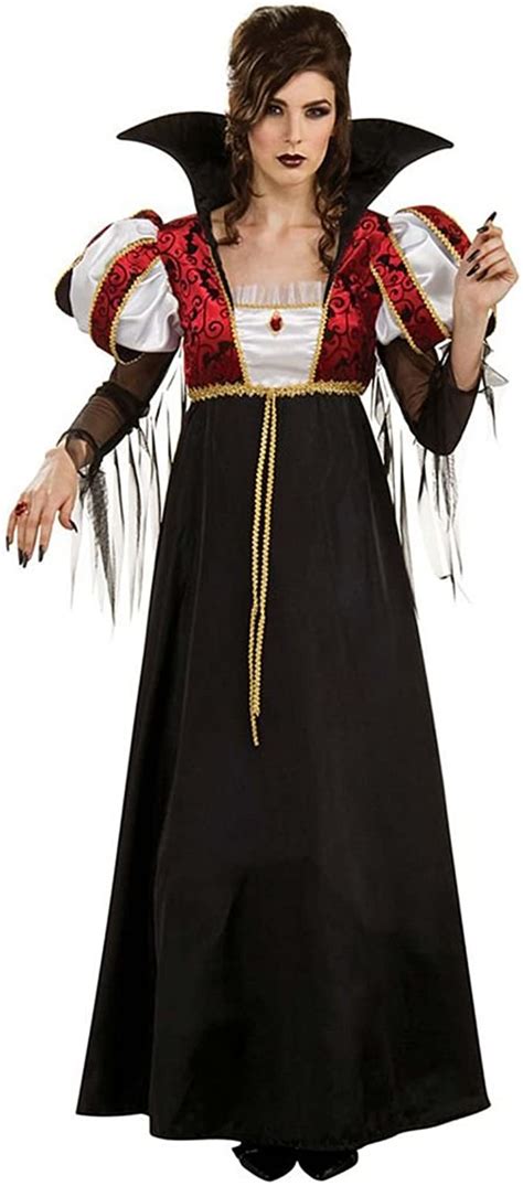 Womens Royal Vampire Halloween Costume Gown Clothing