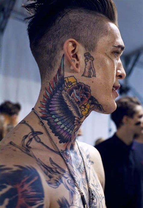 Its a beautiful body part where women use to wear expensive jewelry like necklace etc for the neck to look beautiful. Neck Tattoo Designs for Men - Mens Neck Tattoo Ideas