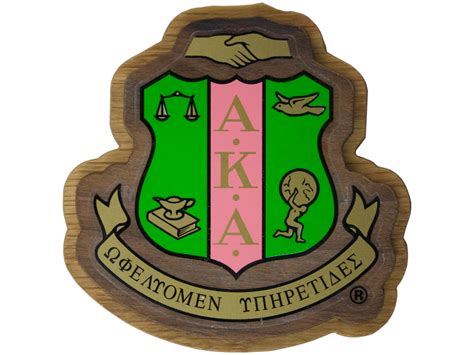 Alpha Kappa Alpha Decal Background Sorority Crest