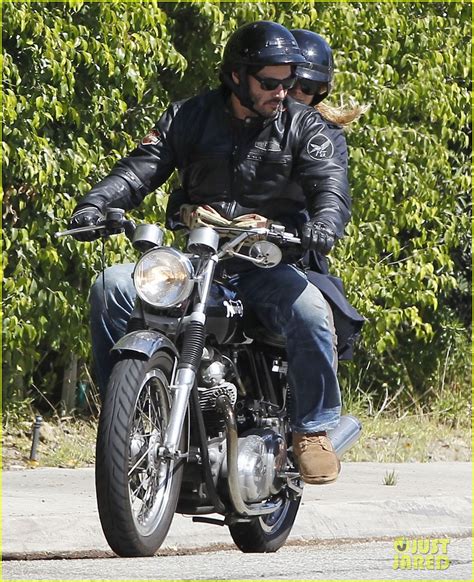 Keanu Reeves Motorcycle Ride With Mystery Blonde Photo 2923306