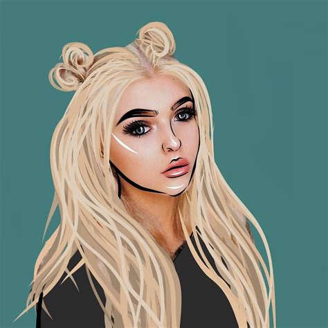 Blonde Girl Drawing At Paintingvalley Com Explore Collection Of