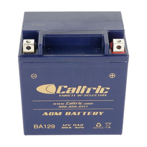 Yb10l A2 Caltric Agm Battery For Suzuki 33610 44010 12v 11 Ah Agm