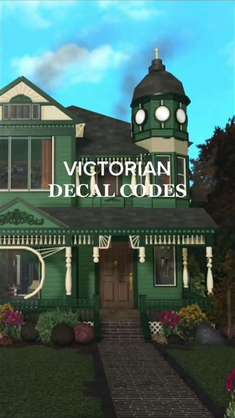 Bloxburg Decal Codes Bloxburg Victorian House House Design Photos