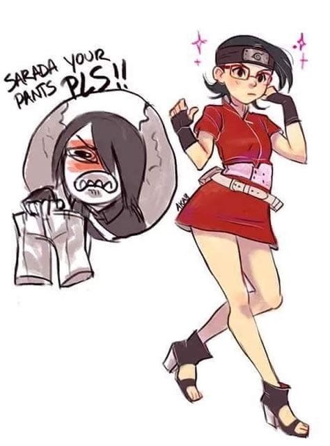 Haha Sarada Daddy Wants You To Put On Your Pants ️ ️ ️