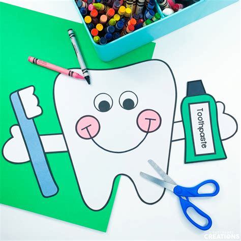 Tooth Craft to Get Students Excited About Dental Health - Crafty Bee