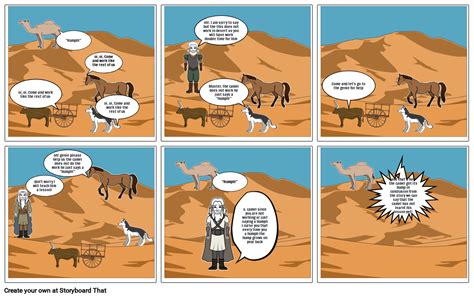 How The Camel Got Hump Storyboard By E7ffd972