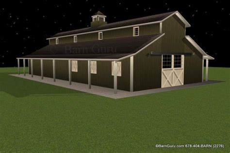 Interlocking custom made to order. 6 Stall Horse Barn Plans