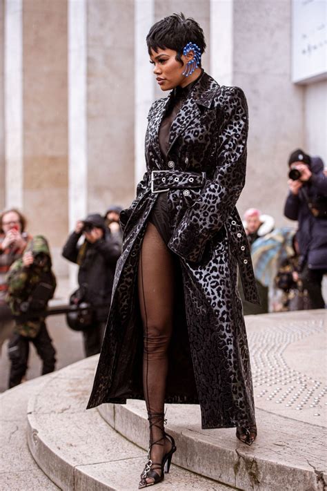 Although teyana taylor announced that she's retiring from the music industry, opportunities keep shawn grant | december 8, 2020. TEYANA TAYLOR Arrives at Thierry Mugler Show at Paris ...