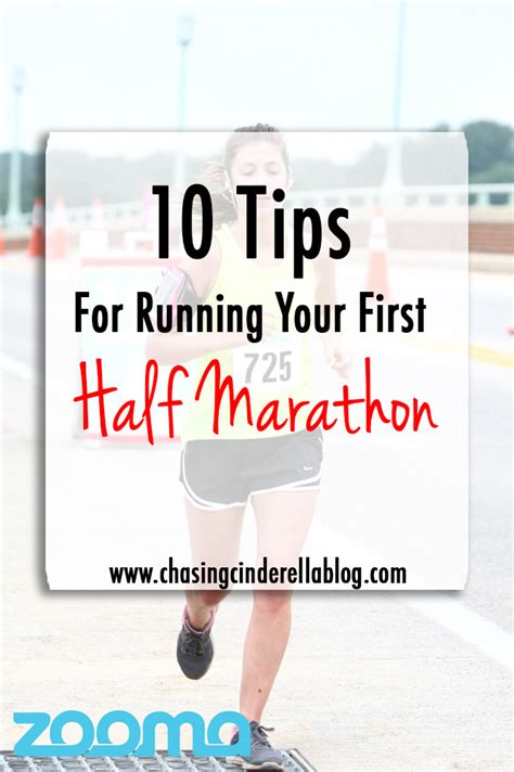 10 Tips For Running Your First Half Marathon Chasing Cinderella