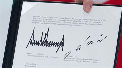 Qué Dice La Declaración Conjunta Firmada Por Donald Trump Y Kim Jong Un