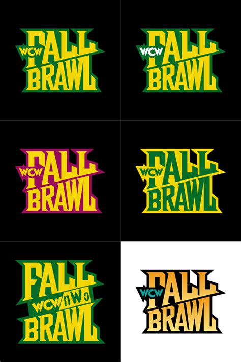 Wcw Fall Brawl Logos By Darkvoidpictures On Deviantart
