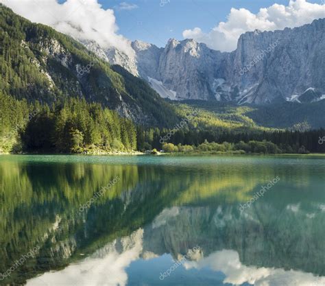 Mountain Lake In The Alps Stock Photo By ©mikemareen 128041062