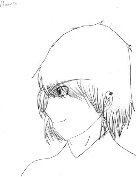 Manga Head Sketch By Psychohand On Deviantart