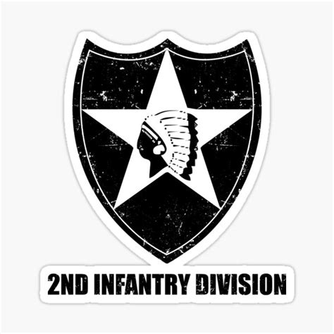 Us Army 2nd Infantry Division Sticker For Sale By Juliauongdz