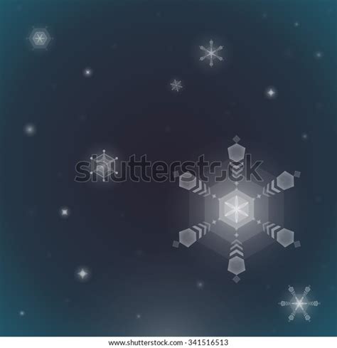 Beautiful Snow Crystal Stock Vector Royalty Free 341516513 Shutterstock
