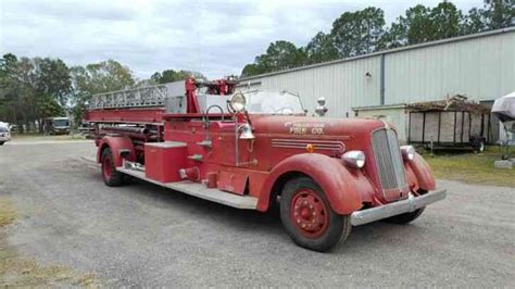 Seagrave Quint 1940 Emergency And Fire Trucks