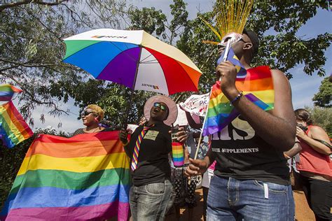 uganda lgbt pride parade in country that tried to impose long jail terms for gay sex [photos